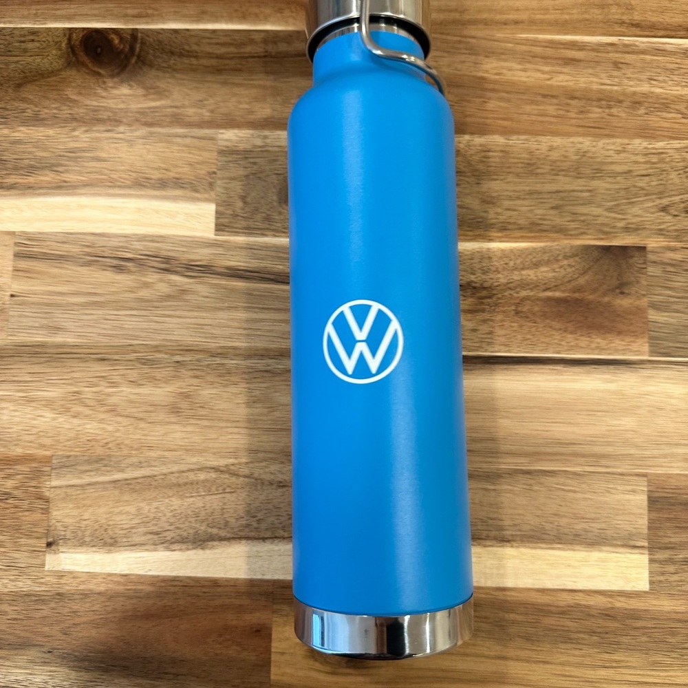 Volkswagen Blue Stainless Steel Insulated Water Bottle Brand New